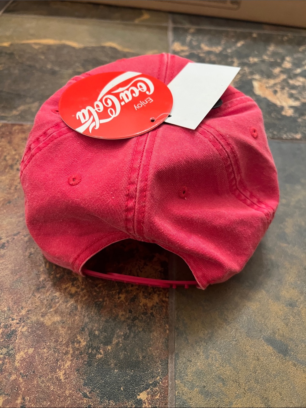 Coca Cola Red Rope Brim Logo Hat - Picture 2 of 3